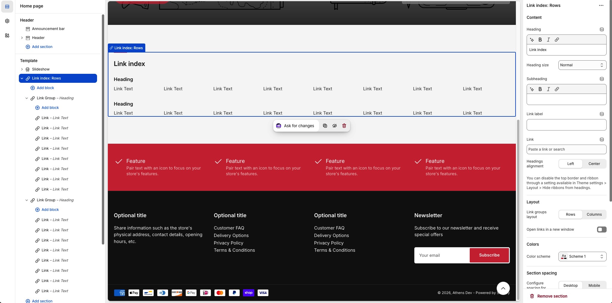 Maranello Link index section - Truly Fine Pixels